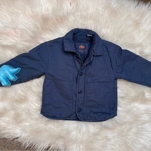 Zara Kids Dark Blue Puffer Jacket size 18-24 M